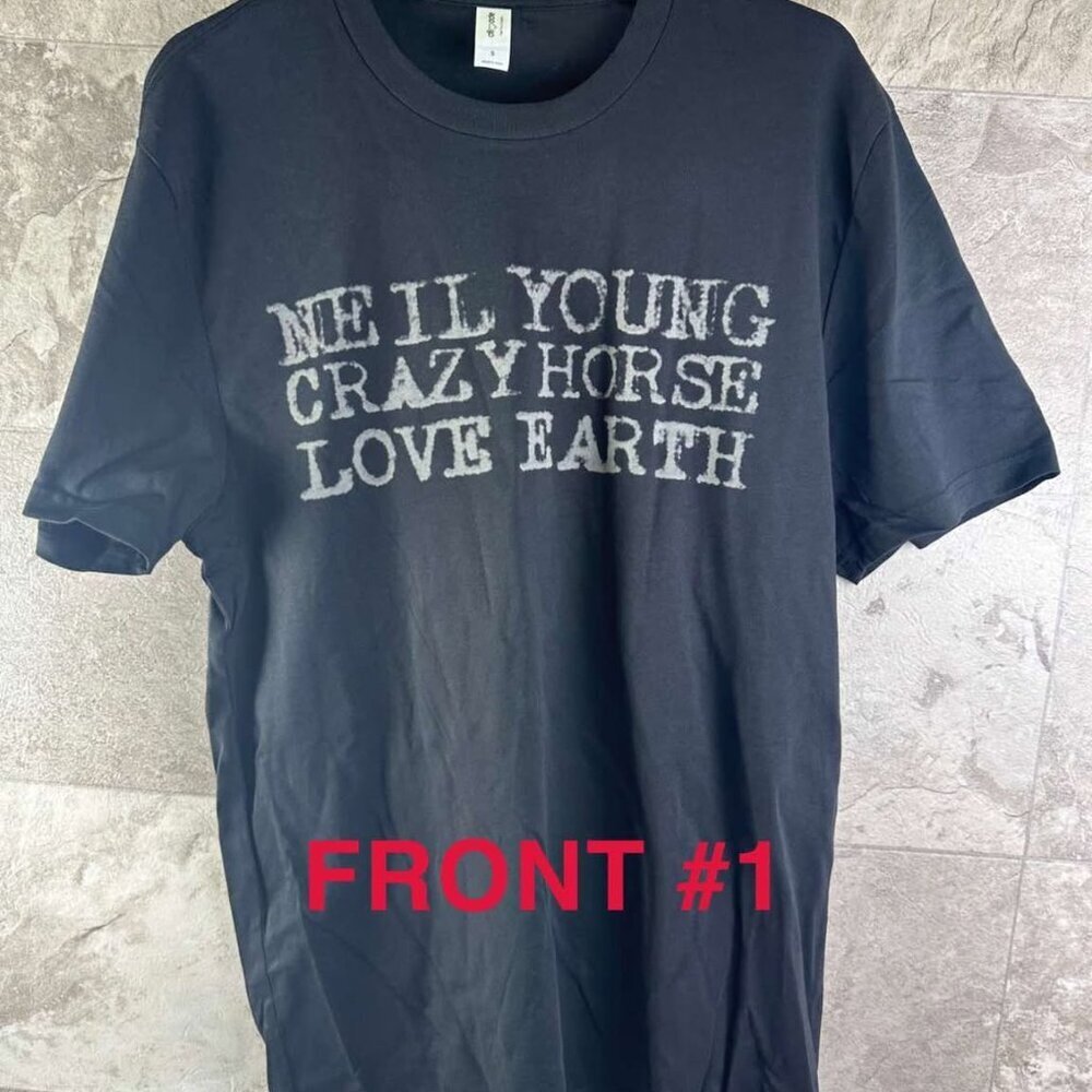 Neil Young Crazy Horse Love Earth Tour Shirt Lot - Picture 2 of 11